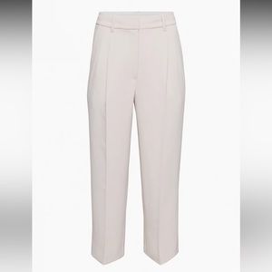 Aritzia Wilfred Effortless Cropped Pant - Crop Grey Purple